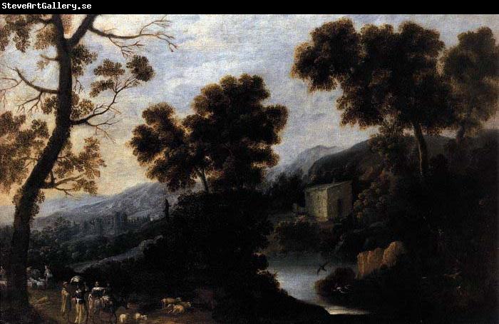 unknow artist Landscape with Figures